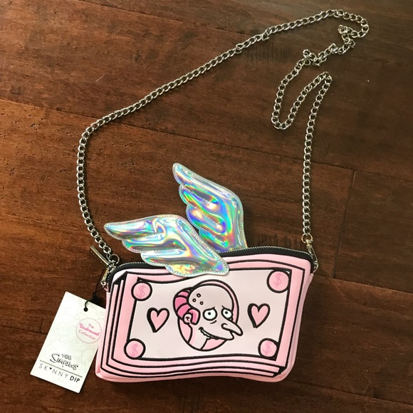 skinny dip Handbags - Nwt Skinny Dip X Simpsons Mr Burns Wing Purse Bag